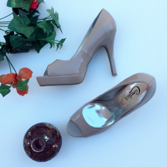 Candie's Shoes - NWOT Candie's Blush Nude Peep toe High Heels